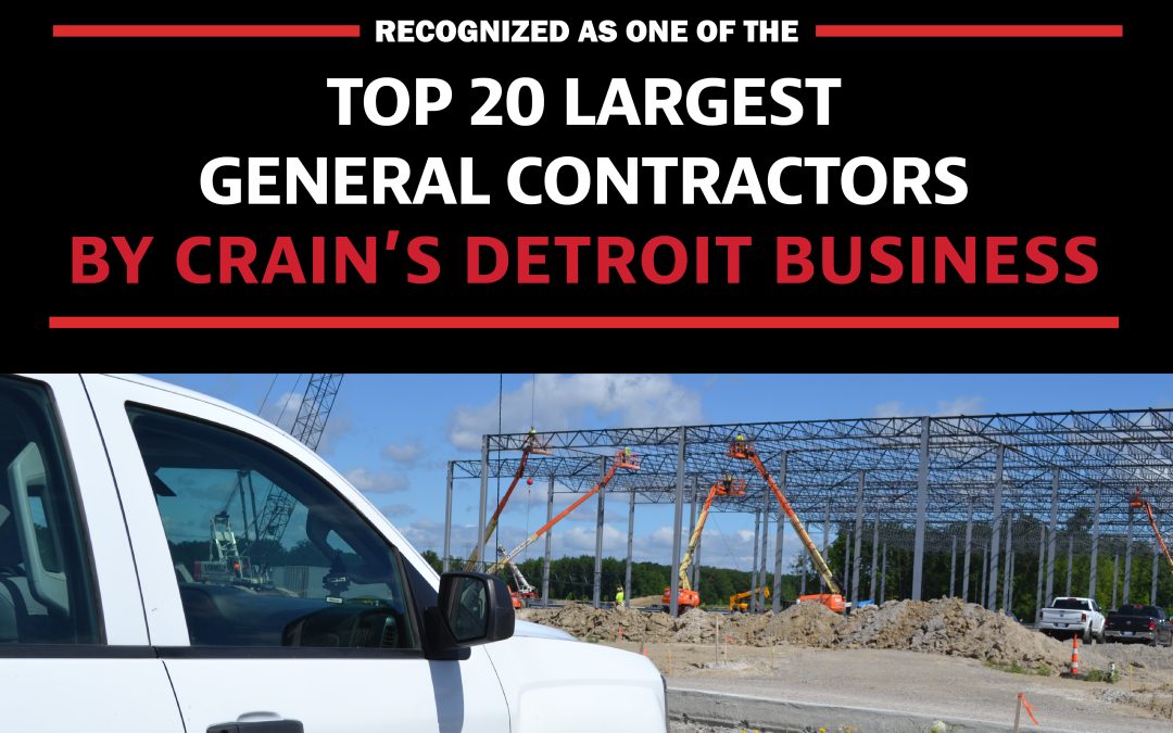 CRAIN’s Detroit Business Top Southeast Michigan Contractor